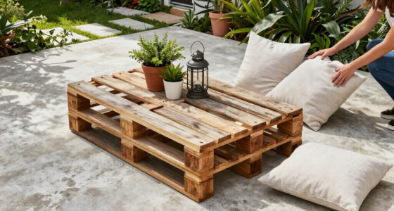 Upcycler Transforms Old Wood Pallets Into An Outdoor Oasis